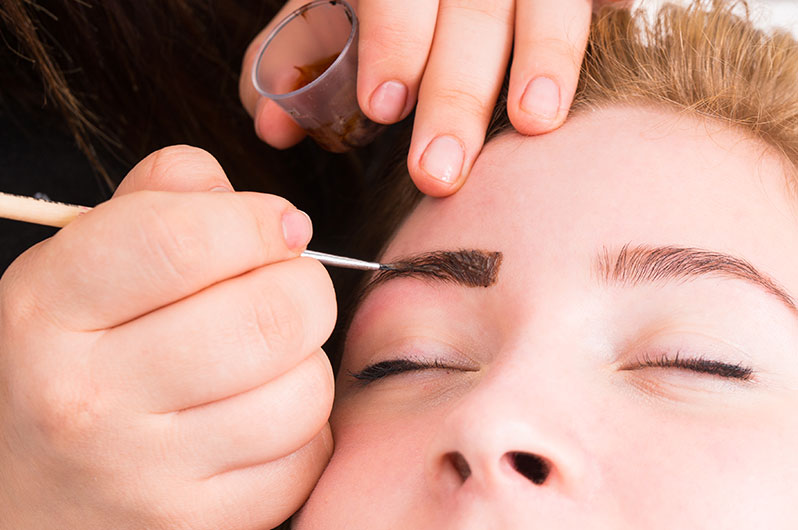 House of Beauty Hair Salon and Spa Eyebrow Tinting